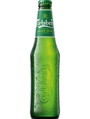 dänisches Bier Carlsberg in der 33 cl Bierflasche Bier kaufen