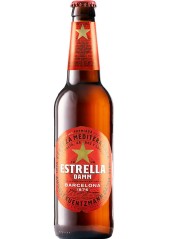 spanisches Bier Estrella Damm in der 0,33 l Bierflasche Bier kaufen