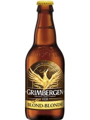 belgisches Bier Grimbergen Blond in der 33 cl Bierflasche