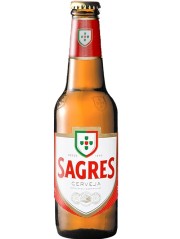 portugiesisches Bier Sagres Cerveja in der 0,33 l Bierflasche Bier kaufen