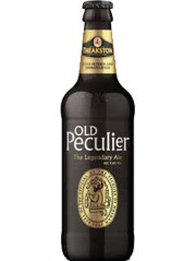 englisches Bier Theakston Old Peculier in der 0,5 l Bierflasche