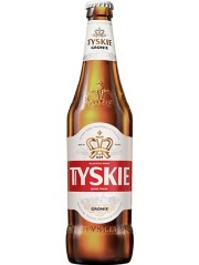 polnisches Bier Tyskie Gronie in der 0,5 l Bierflasche Bier kaufen