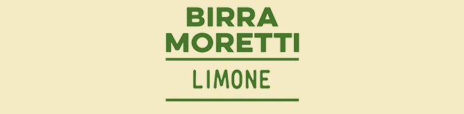 italienisches Bier Birra Moretti Limone Brauerei Logo