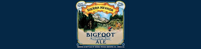 amerikanisches Bier Sierra Nevada Bigfoot Brauerei Logo