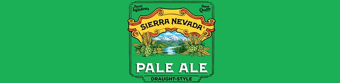 amerikanisches Bier Sierra Nevada Pale Ale Brauerei Logo